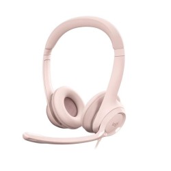 Casque - Filaire - Logitech - H390 - USB - Anti-parasite - Rose