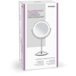 Miroir Lumineux Grossissant x10 - BaByliss Paris - 9436E - Double Face - Ampo...