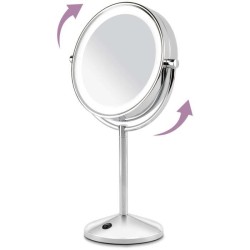 Miroir Lumineux Grossissant x10 - BaByliss Paris - 9436E - Double Face - Ampo...