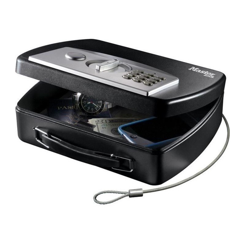 Master Lock Petit coffre nomade a combinaison électronique P008EML