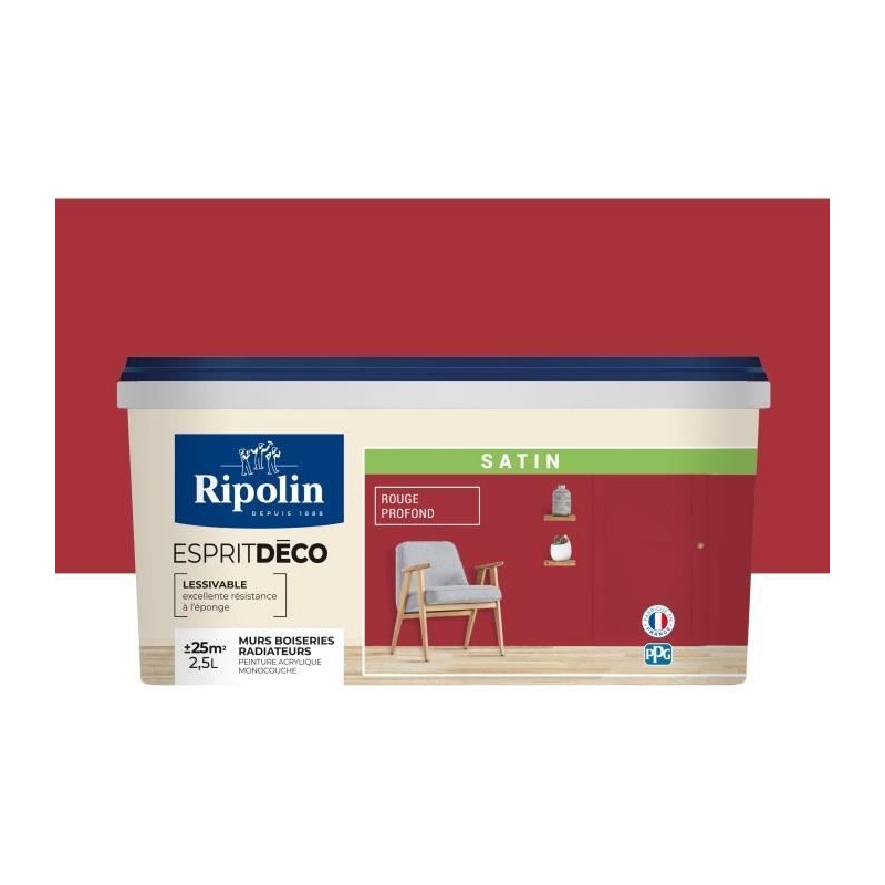 RIPOLIN - ESPRIT DECO RGE PROFOND - SATIN - 2.5L