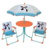 FUN HOUSE 713095 INDIAN PANDA Salon de jardin avec une table, 2 chaises pliab...