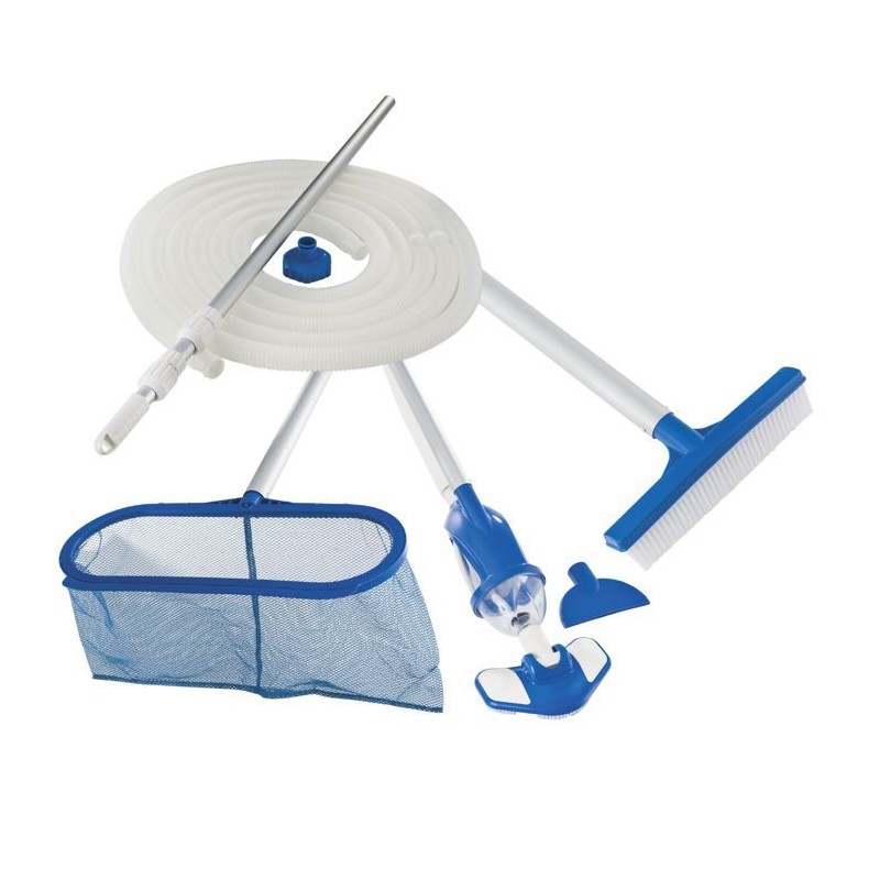 Kit d'entretien pour piscine hors sol Vac+ - INTEX - 28003 - Aspirateur, épui...