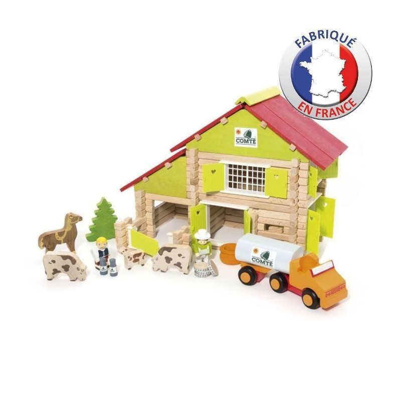 JEUJURA - Construction en bois -  Ma Ferme en bois - 180 pcs