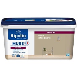 Peinture deco murs, boiseries & radiateurs - RIPOLIN - 468811 - Beige cachemi...