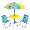 Salon de jardin pour enfants - FUN HOUSE - MARSUPILAMI - Jaune - 2 chaises pl...