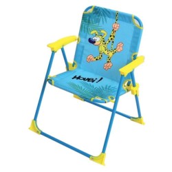 Salon de jardin pour enfants - FUN HOUSE - MARSUPILAMI - Jaune - 2 chaises pl...