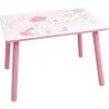 FUN HOUSE - Table licorne h 41,5 cm x l 61 cm x p 42 cm avec une chaise h 49,...