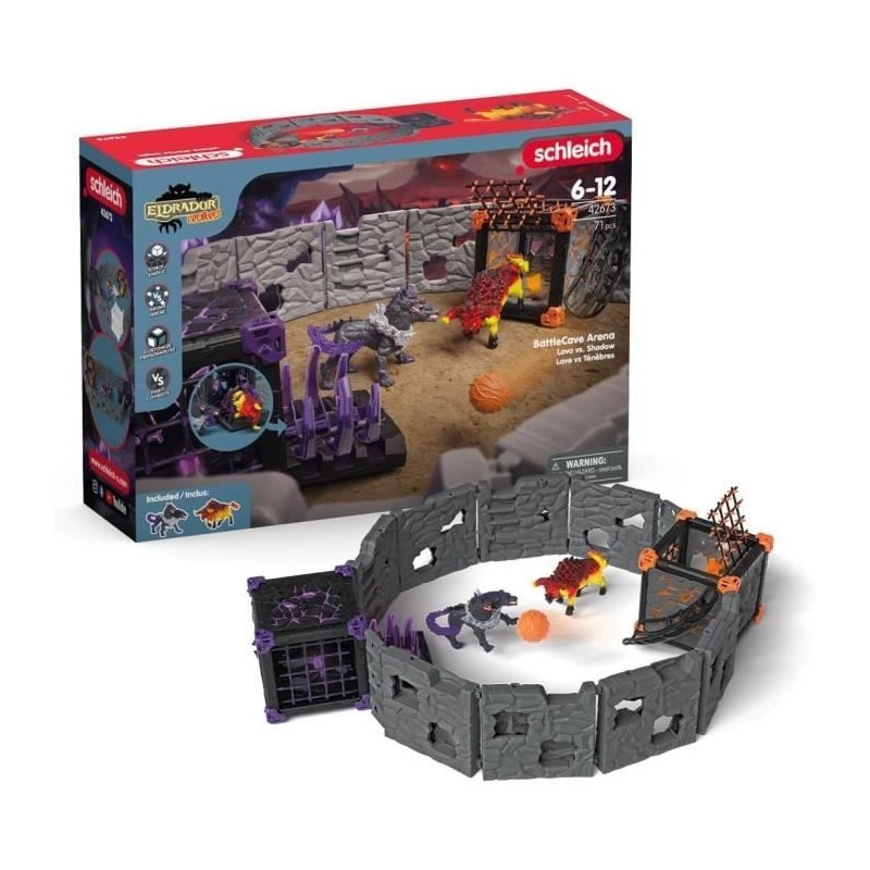 BattleCave Arena: Lave vs Ténebres, arene de combat pour figurines