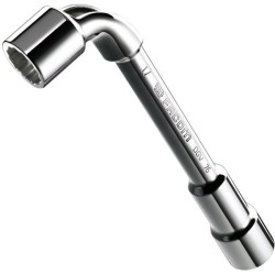 Coffret de 5 clés a pipe débouchées FACOM - 76.J5PB - 12 pans x 6 pans - Ouve...