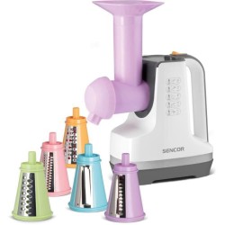 Découpe légumes et sorbétiere - SENCOR - SSG 4500WH - 150 W - 6 accessoires -...