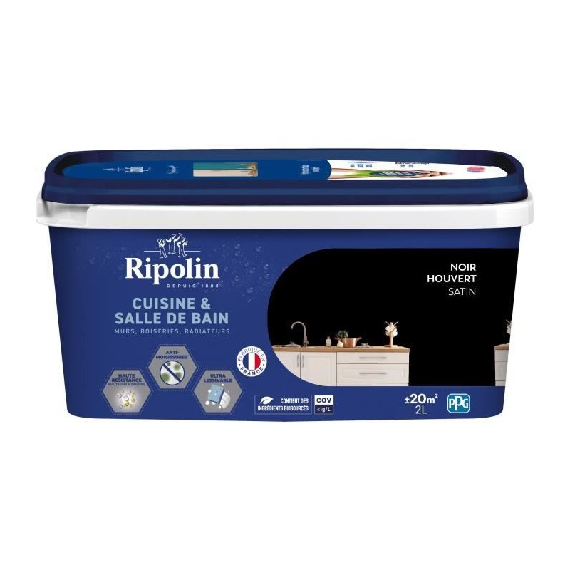 Peinture murs, boiseries, plafonds, radiateurs - RIPOLIN - Cuisine et bain - ...