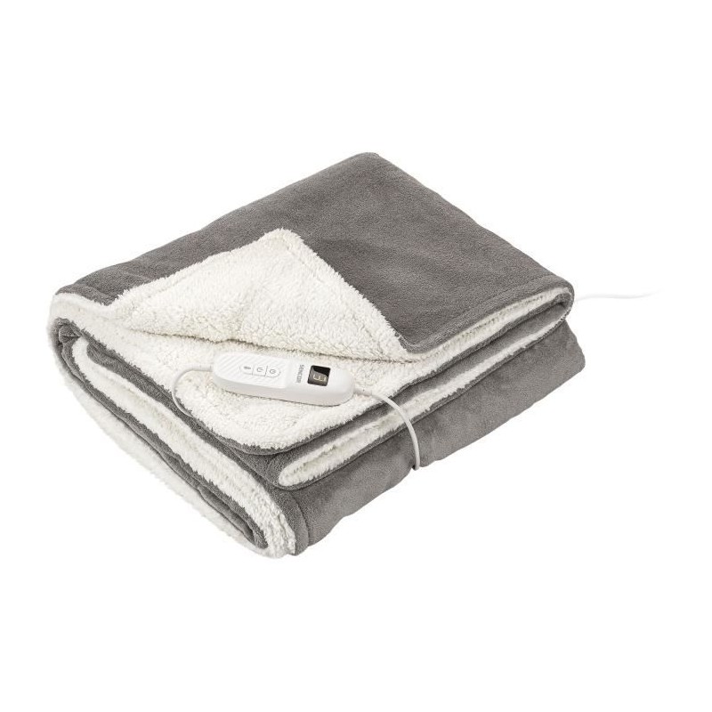 Couverture chauffante - SENCOR - SUB 2000G - 160 W - 9 températures - Gris