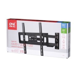 ONE FOR ALL WM2453 Support mural inclinable et orientable a 180° pour TV de 3...