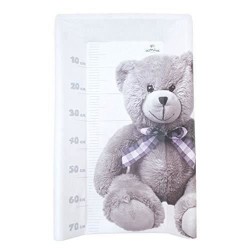 Plan a langer DOMIVA Little Bear - PVC - Matelas intégré - Blanc/Gris - 50 x ...