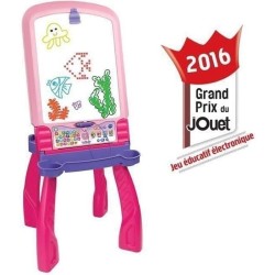 Chevalet Interactif 3 en 1 VTECH - Rose - Pour Fille - A partir de 3