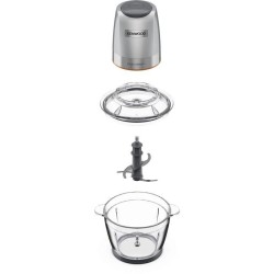 Mini-hachoir KENWOOD CHP62.400S Easy Chop+ - 4 lames inox - 600 ML -