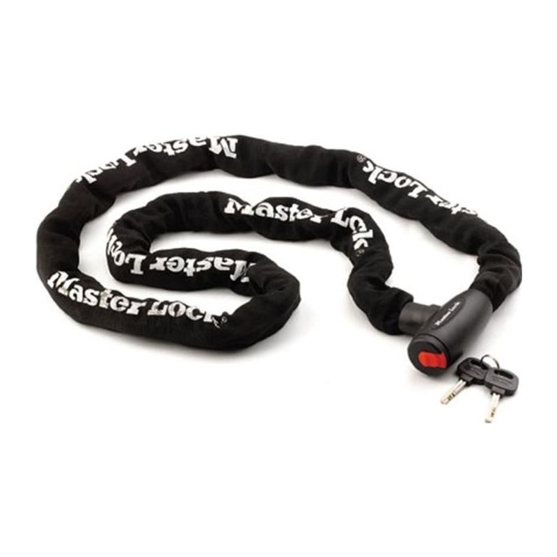 MASTER LOCK Chaîne Antivol Moto - 2 m chaîne - Idéal pour les Motos et Scooters
