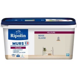 Peinture deco murs, boiseries & radiateurs - RIPOLIN - 441606 - Beige glaise ...