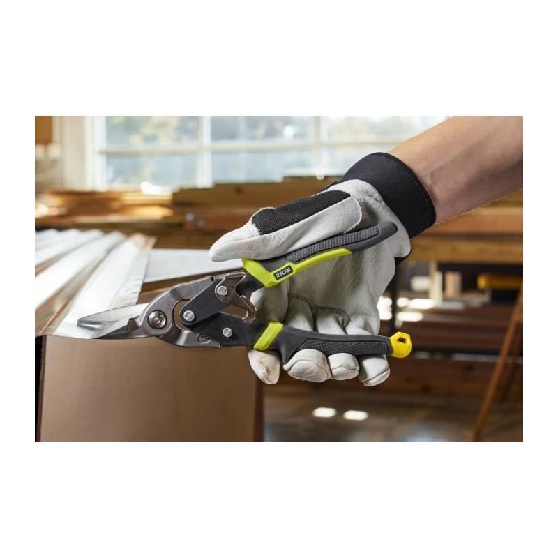 Jeu de 3 cisailles aviation - RYOBI - Universelle, passe-franc droite, passe-...