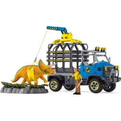 Mission de transport Dino, coffret de 43 pieces avec figurine
