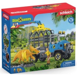 Mission de transport Dino, coffret de 43 pieces avec figurine