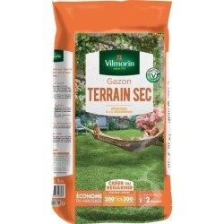 VILMORIN Semences de gazon rustique pour terrain sec - 5 kg