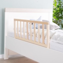 ROBA Barriere de Lit 90 cm - Protection Anti-Chute Sûre pour Bébés et Enfants...