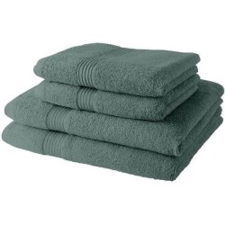 2 Serviettes de bain TODAY 50x90 + 2 Draps de bain 70x130 cm 100% Coton - Cel...