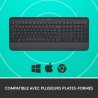 Clavier - Sans fil - Logitech - Signature K650 - AZERTY - Ergonomique avec re...