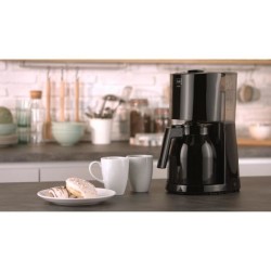 Cafetiere filtre MELITTA - Enjoy II Therm Noir 1017-06 - 1000W - AromaSelecto...
