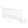 ROBA Barriere de Lit en Bois 90 cm - Protection Anti-Chute Sûre pour Bébés et...