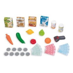 SMOBY - Jouet d'imitation Marchande - Caisse enregistreuse avec différentes f...