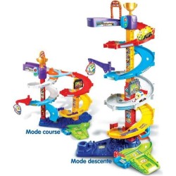 VTECH - Tut Tut Bolides - Méga Circuit Spirales 2 en 1 (+ Titouan,