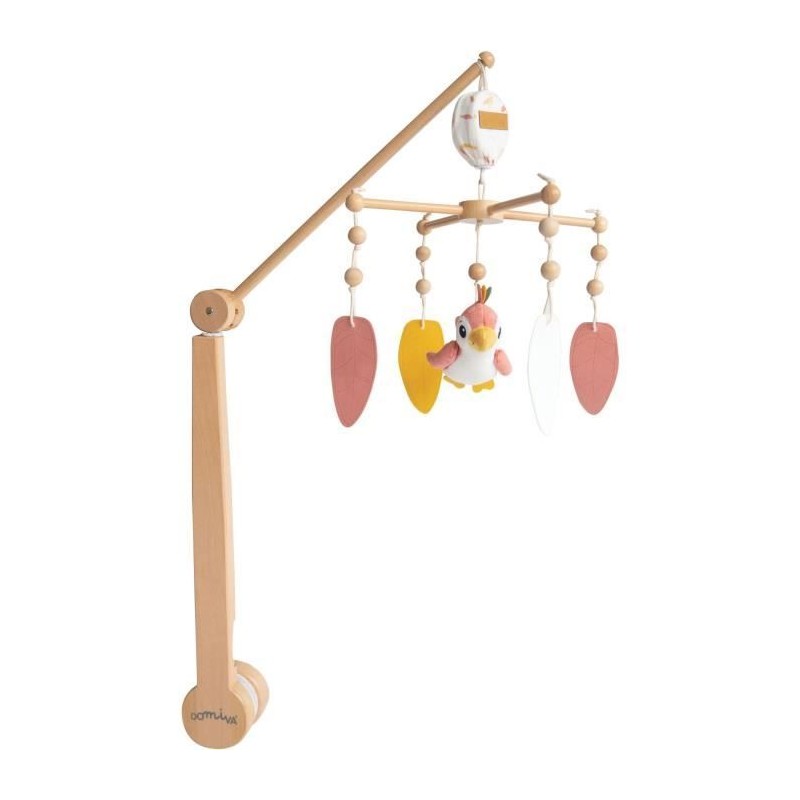 Mobile musical perroquet - Multicolore - 40 cm