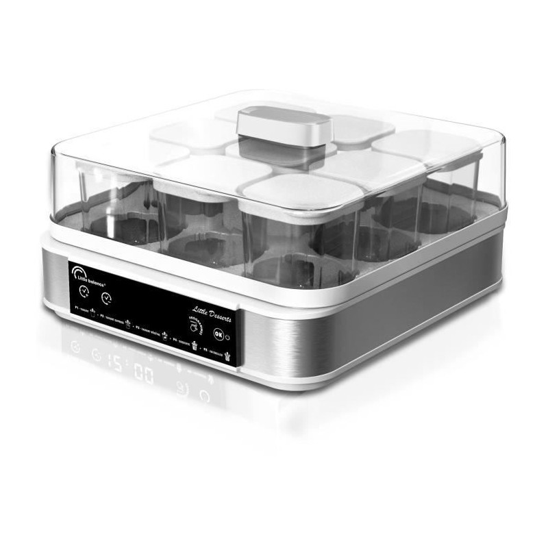 Yaourtiere LITTLE BALANCE - Little Dessert - Capacité 9 pots de 145ml - 5 pro...