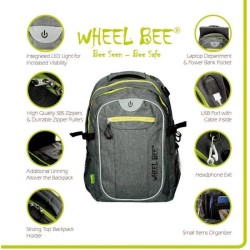 Sac a dos - SCHILDKRÖT - Wheel Bee Revolution - LED - Polyester 600D - 30L