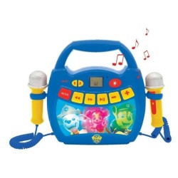 Enceinte Bluetooth La Pat' Patrouille avec Effets Lumineux, Micros et Batteri...