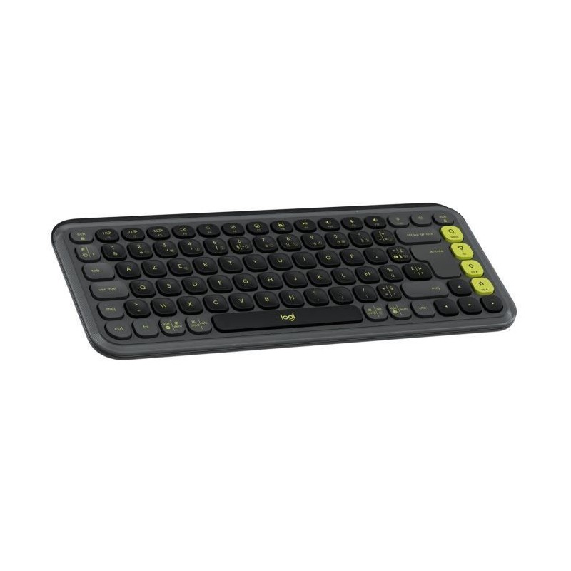 Clavier - Sans fil - Logitech - Pop Icon Keys - AZERTY - Graphite