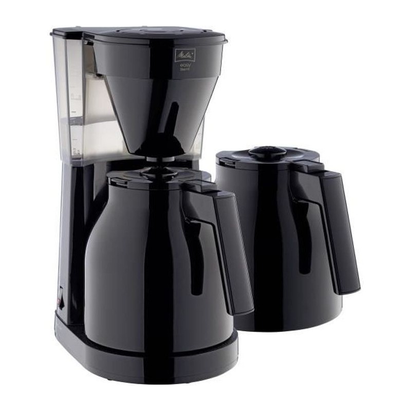 Cafetiere filtre Easy Therm II MELITTA - 1050 W - 2eme verseuse - Noir