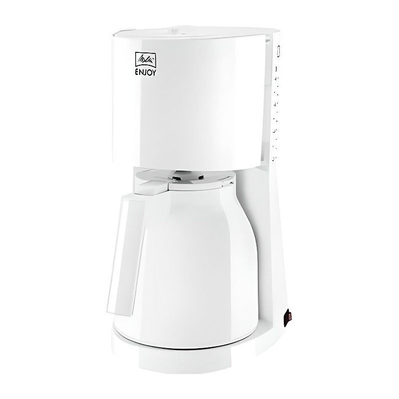 Cafetiere filtre MELITTA Enjoy II Therm - Blanc - 12 tasses - 1000W