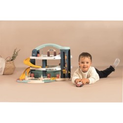 SMOBY - Garage 1er âge - Little Smoby - 3 niveaux - Accessoires inclus : 1 vo...