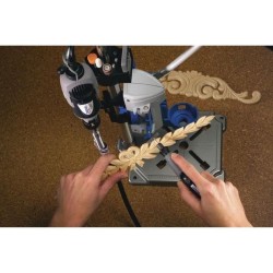 Support vertical de perceuse a colonne DREMEL 220 - Acier - Réglage par incré...