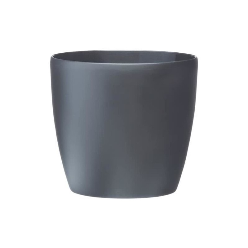 ELHO Pot de fleurs rond Brussels avec roues - Ø 39 x H 37 cm - Intérieur - 10...