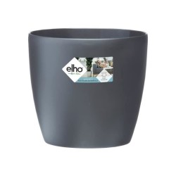 ELHO Pot de fleurs rond Brussels avec roues - Ø 39 x H 37 cm - Intérieur - 10...