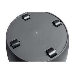ELHO Pot de fleurs rond Brussels avec roues - Ø 39 x H 37 cm - Intérieur - 10...