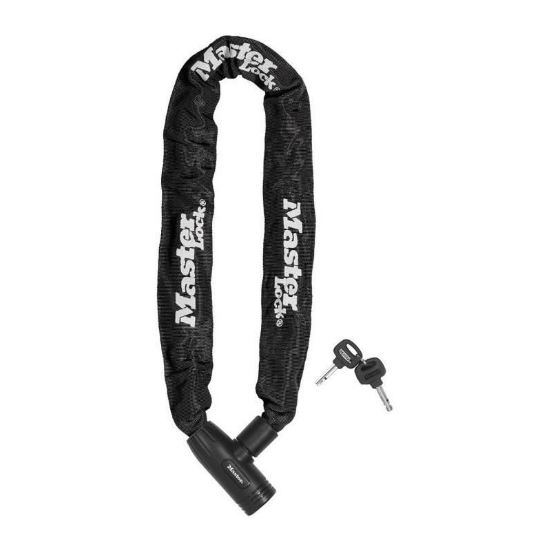 Chaîne Antivol Vélo - MASTER LOCK - 90 cm de longueur - Acier cémenté résista...