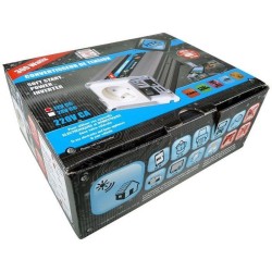 Convertisseur de tension - HTC TECHNIC - 12V/220 V - 300 W - Avec prise USB-A...