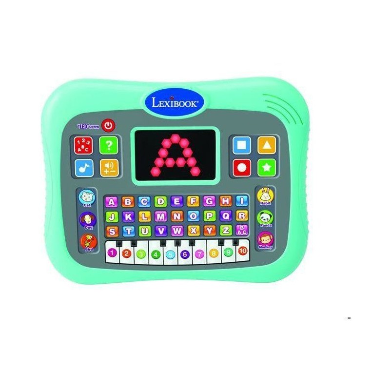 Tablette éducative bilingue parlante ABC avec touches tactiles et écran LED p...