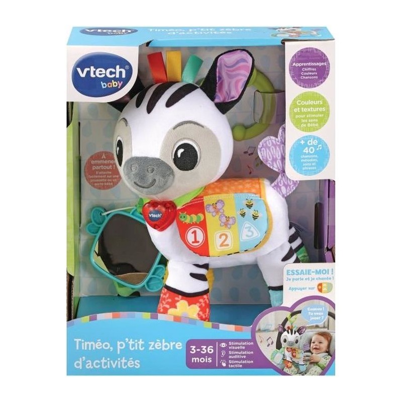 VTECH BABY - Timéo, P'tit Zebre d'Activités